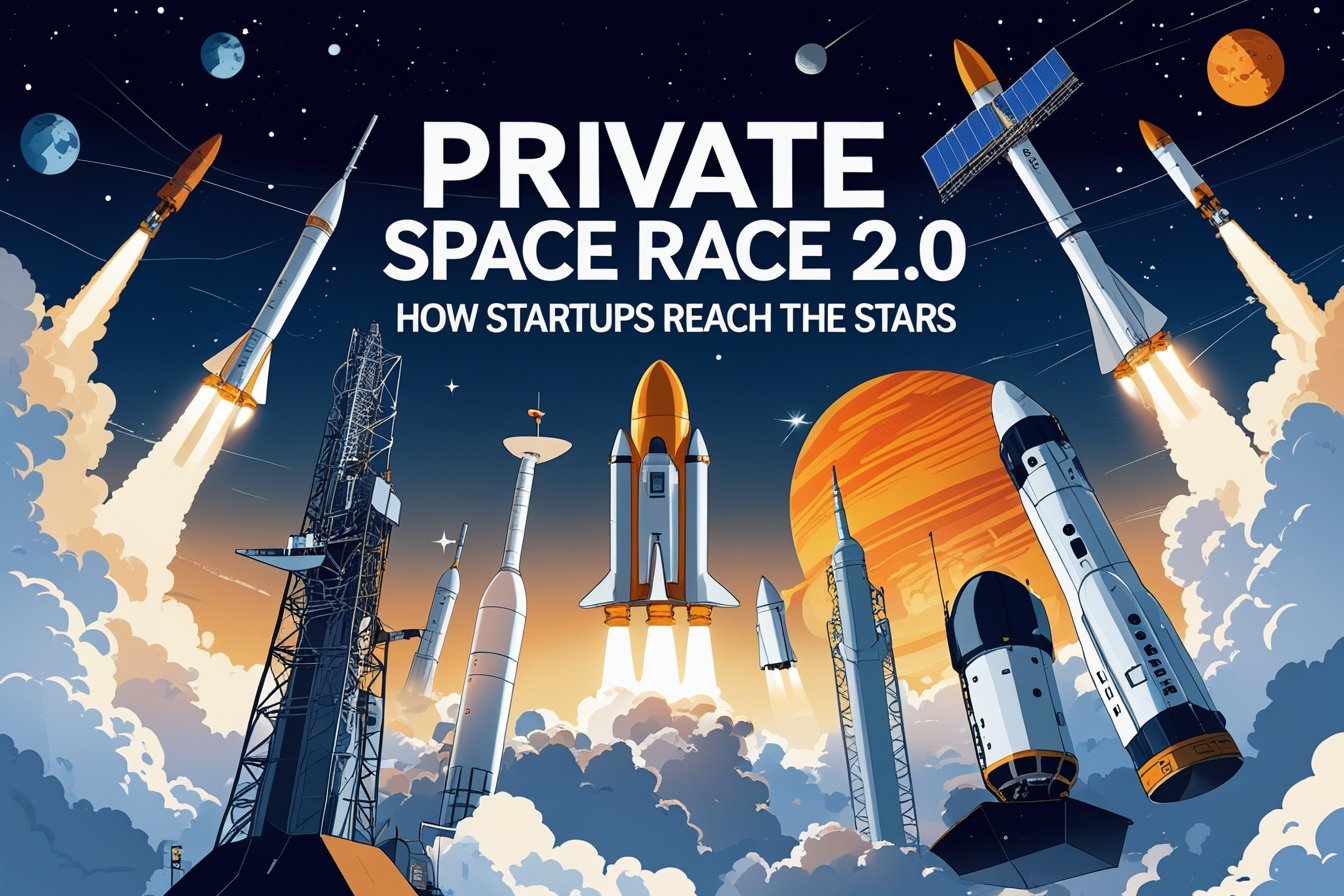 Private Space Race 2.0 | How Startups Reach the Stars