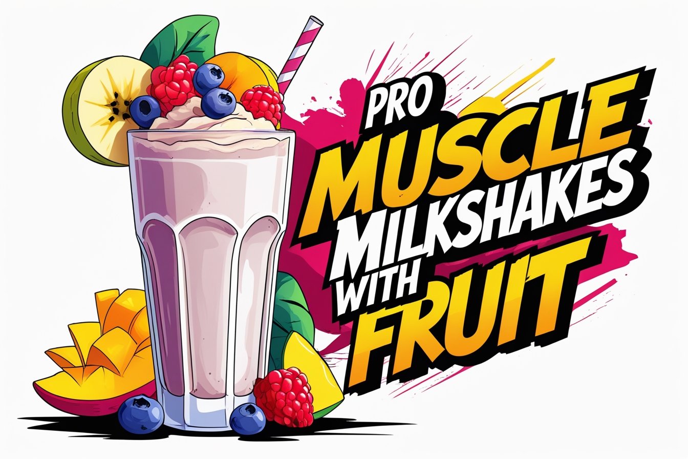 Pro Muscle Milkshakes With Fruit