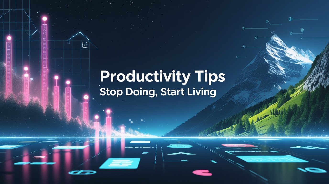 Productivity Tips | Stop Doing, Start Living